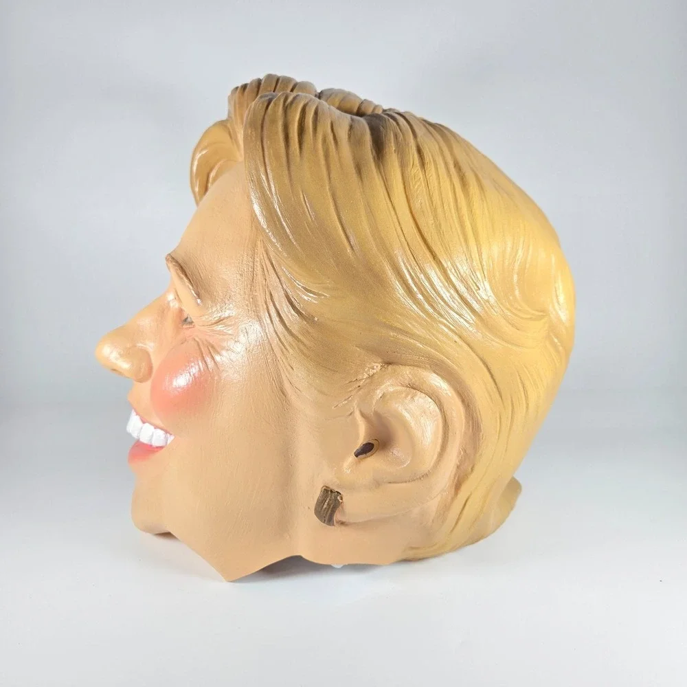 NICE Hillary Clinton Halloween Rubber Vinyl Face Head Mask Costume Disguise 2006
